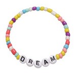 Rainbow Alphabet Beads Bracelet